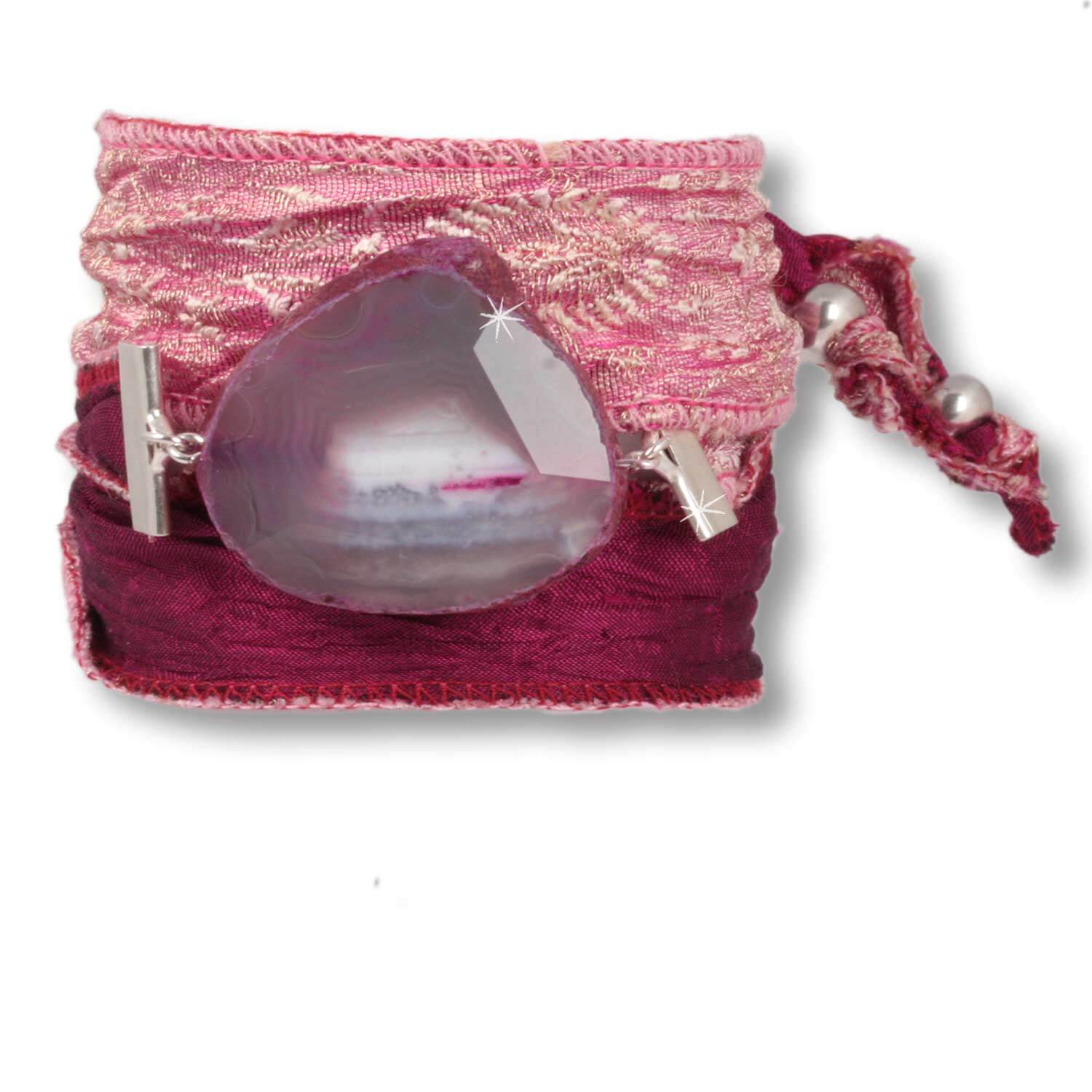 Amethyst Glow – Armband mit violettem Achat