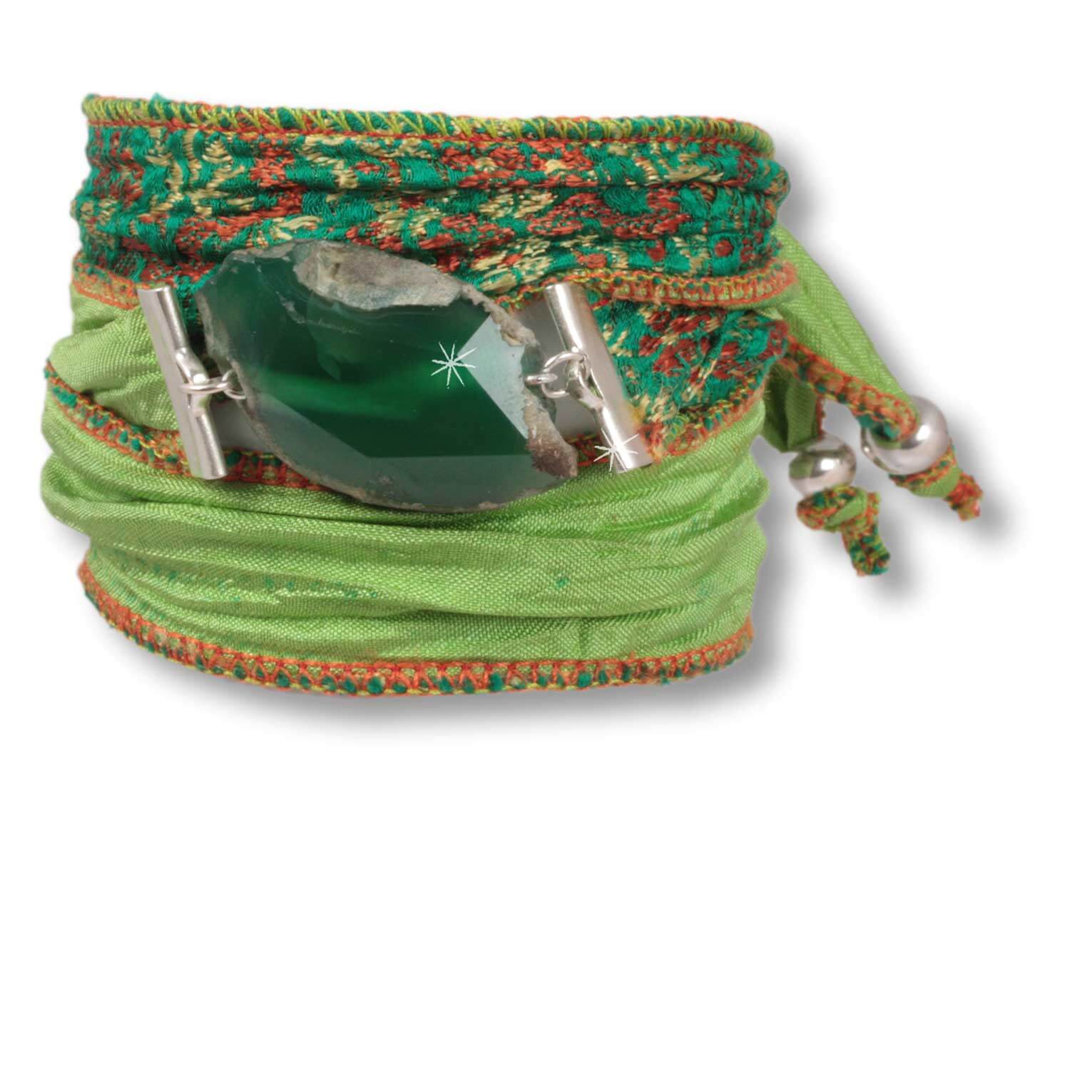 Emerald Spirit – Armband mit grünem Achat