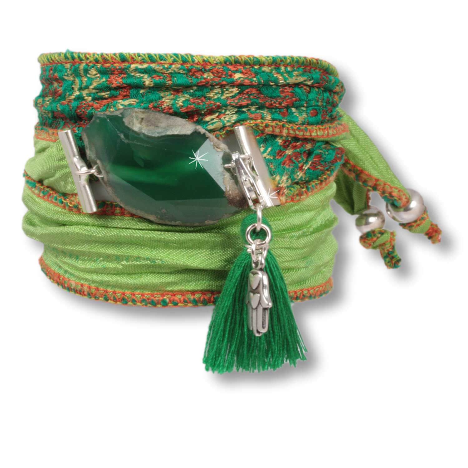 Emerald Spirit – Armband mit grünem Achat