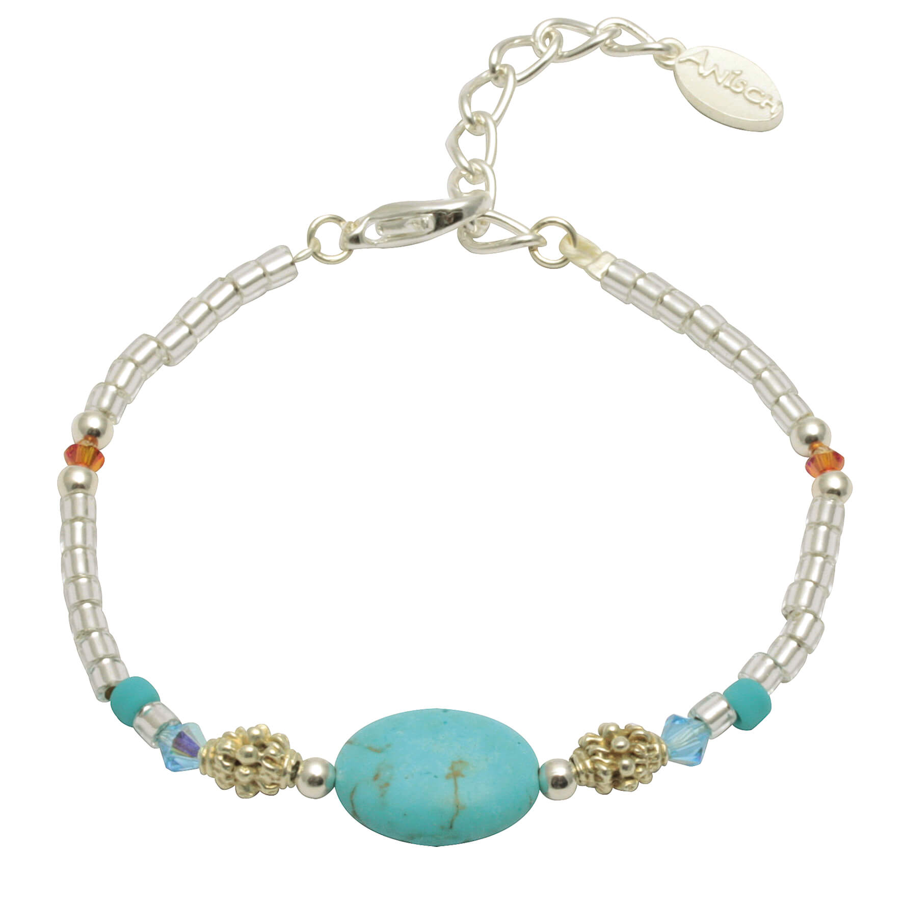 Crystal Dreams Perlenarmband mit Magnesit