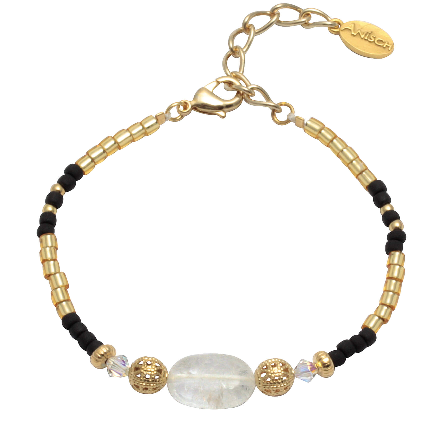Crystal Dreams Perlenarmband mit Bergkristall