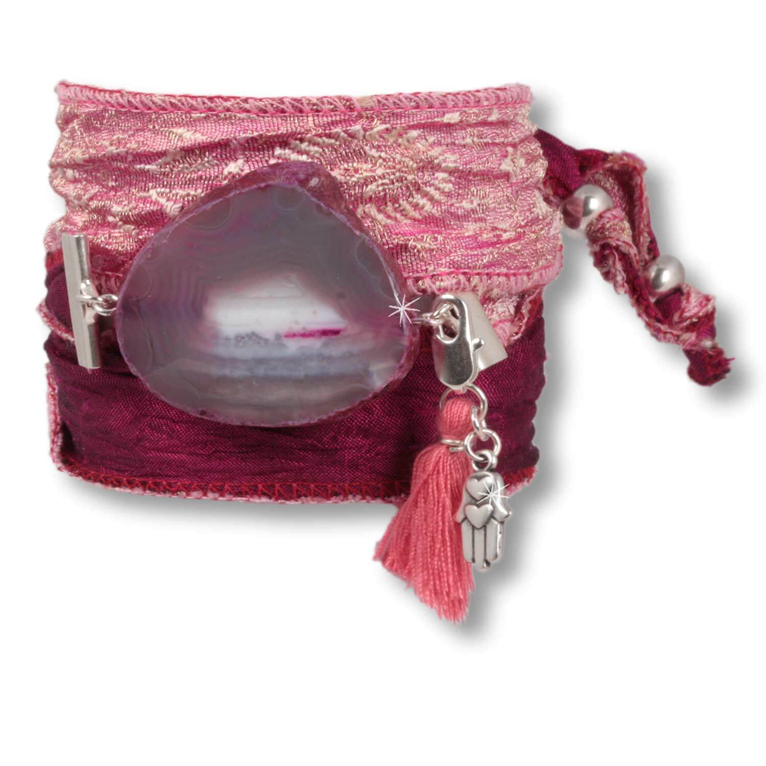 Amethyst Glow – Armband mit violettem Achat
